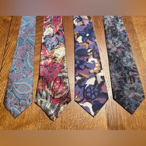 Men’s TIES - Floral & Paisley Prints Summer Tie Collection